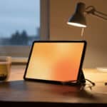 découvrez comment ajuster les réglages de votre tablette avec le mode lecture et la réduction de lumière bleue pour protéger votre rythme circadien et améliorer votre sommeil.