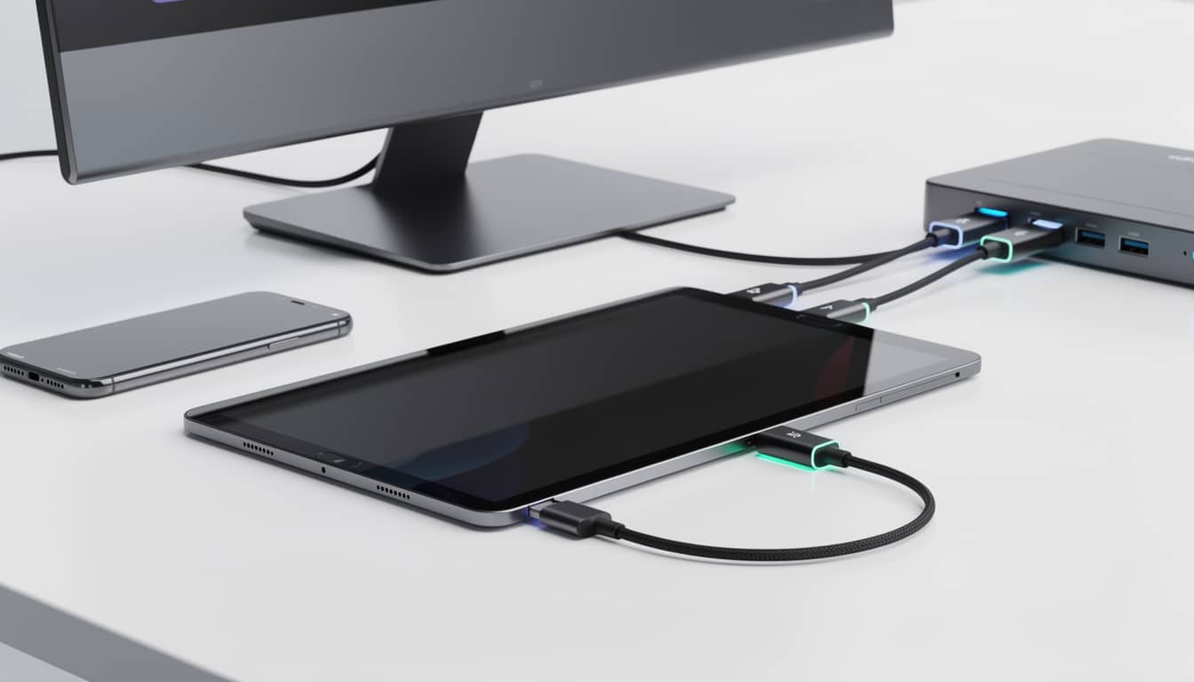 découvrez comment les connecteurs usb-c et la technologie usb power delivery révolutionnent la polyvalence des tablettes, devenant le nouveau standard pour une recharge rapide et une connectivité optimale.