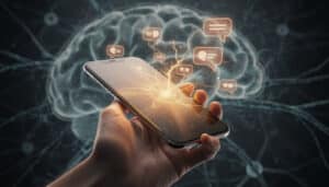 découvrez comment les notifications push exploitent le mécanisme psychologique de la dopamine pour capter votre attention et influencer votre comportement avec les alertes d'applications.