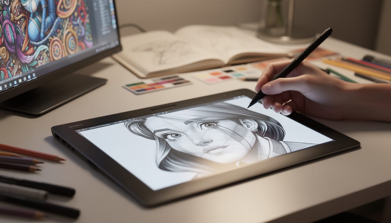 découvrez comment les tablettes graphiques et leurs niveaux de pression offrent une précision inégalée pour le dessin numérique, idéales pour les artistes et créatifs.