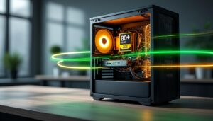 découvrez comment une alimentation certifiée 80 plus gold optimise l'efficacité énergétique et réduit la consommation électrique de votre ordinateur fixe de bureau.