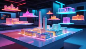 découvrez comment la projection de maquettes architecturales en 3d utilise la technologie innovante de l'holographie laser pour offrir des visualisations réalistes et immersives.