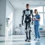 découvrez comment la technologie des exosquelettes motorisés révolutionne l'assistance à la rééducation des patients paraplégiques, offrant mobilité et autonomie améliorées.