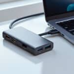 découvrez le hub adaptateur usb-c, la solution idéale pour ajouter facilement plusieurs ports de connexion à votre ordinateur ultra-fin grand public et profiter d'une connectivité optimale.