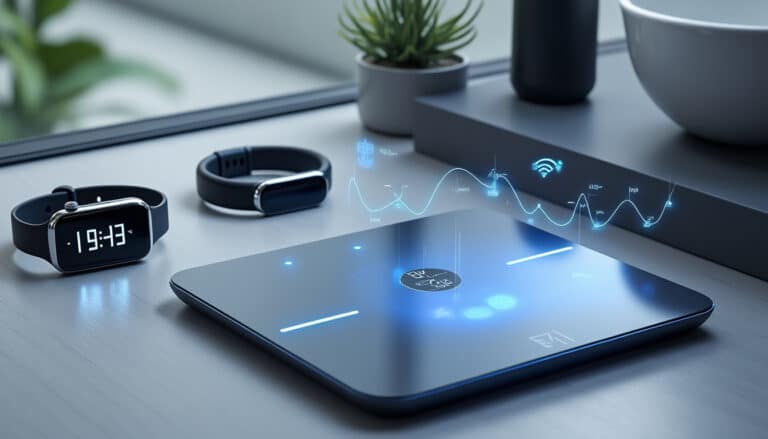 découvrez les pèse-personnes connectés en wi-fi qui synchronisent automatiquement votre indice de masse corporelle avec vos autres objets connectés de santé pour un suivi complet et précis de votre bien-être.