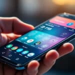 l'interface logicielle constructeur facilite la navigation à une main sur le grand écran de votre téléphone, offrant une utilisation plus ergonomique et fluide.